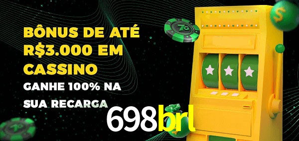 698brl melhor bônus de depósito