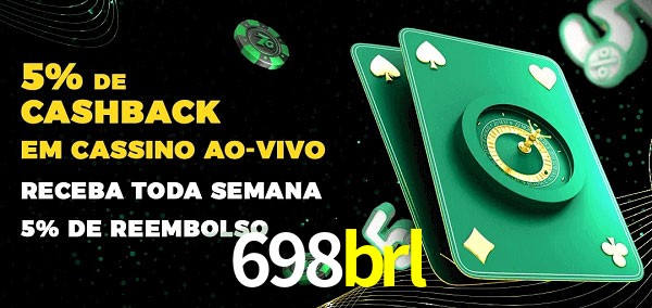 Promoções do cassino ao Vivo 698brl